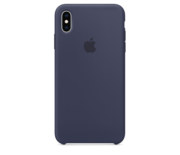Etui Silicone Case do iPhone XS Max Midnight niebieskie - 449544 - zdjęcie 3